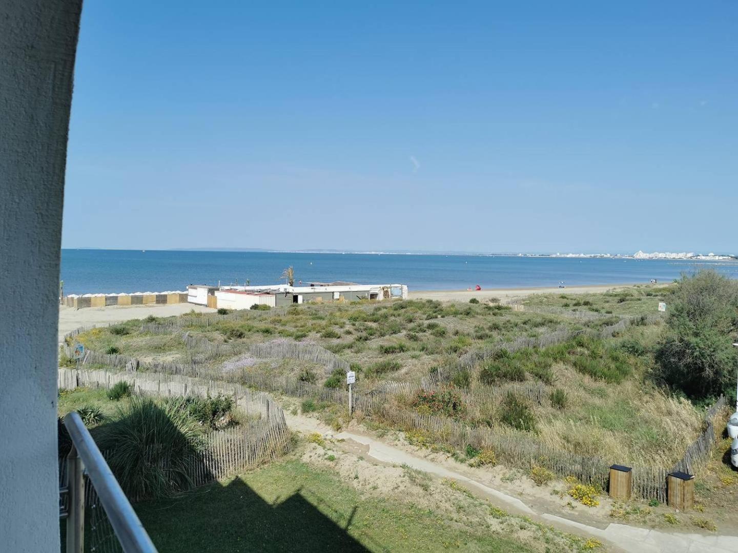 AS18656 - Grand studio vue mer, direct sur plage avec parking privé Le Grau-du-Roi Extérieur photo